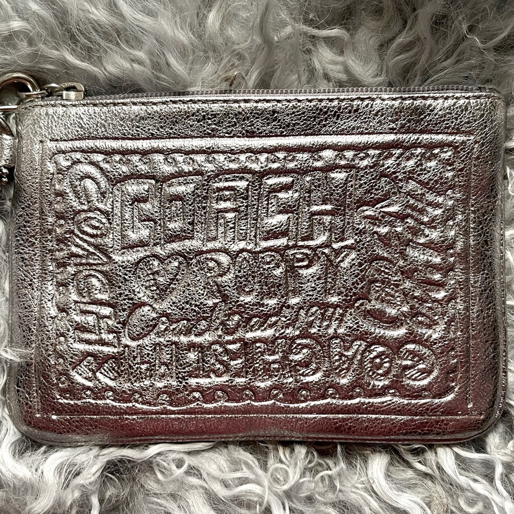 Coach Poppy Wristlet